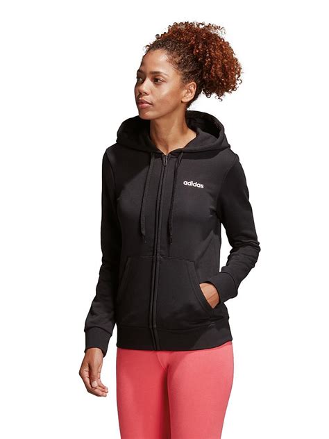 adidas kaputzensweatjacke schwarz damen